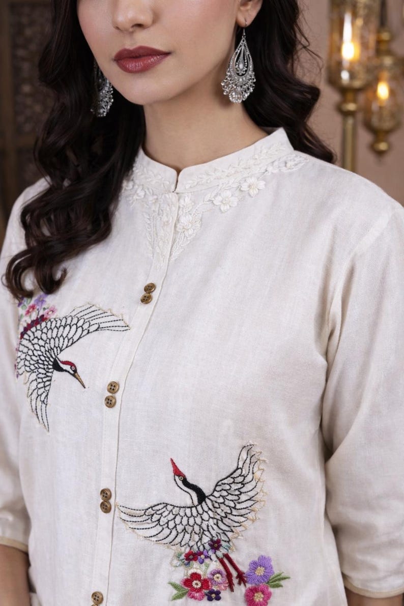 Womens Cotton Co Ord Set Two Piece